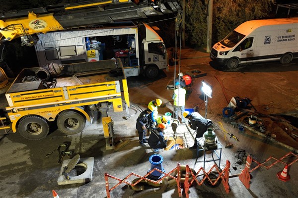 KOSKİ’den 7 noktada eş zamanlı vana operasyonu