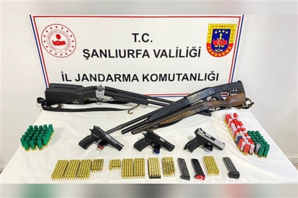 Şanlıurfa'da silah kaçakçılarına operasyon: 5 gözaltı
