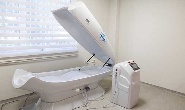 Deü'nün getat merkezinde ozon sauna uygulaması hzimete girdi