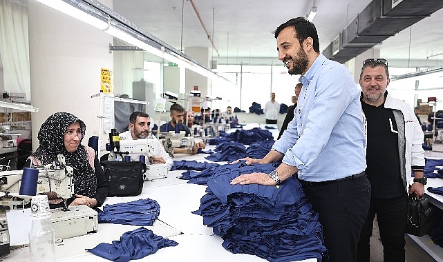 Bağcılar Belediyesi'nden tekstil atölyelerine ziyaret