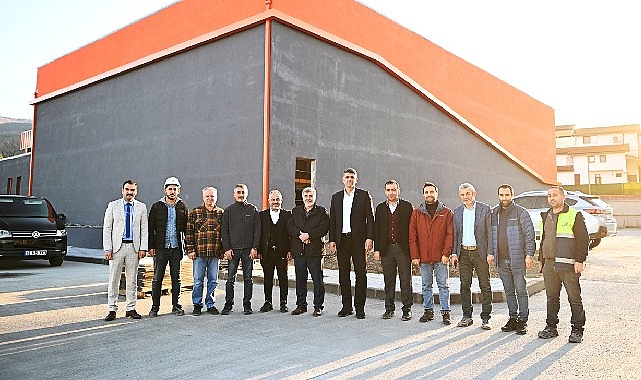 Maşukiye kapalı spor salonu'nda son çalışmalar