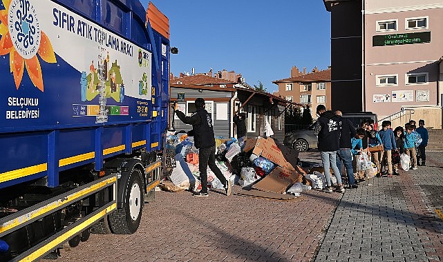 Selçuklu'da okullar sıfır atık için yarışıyor