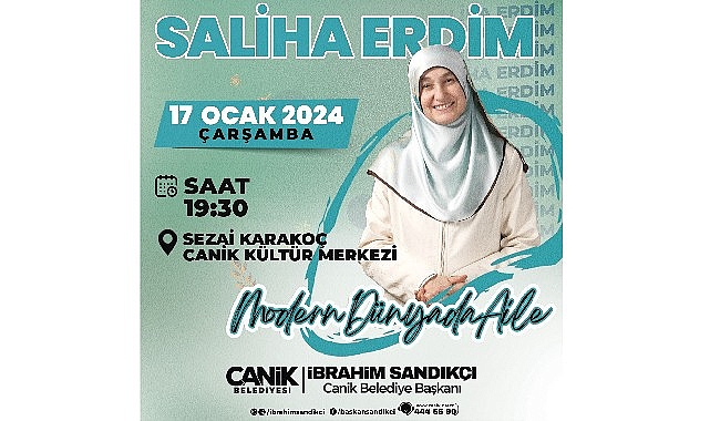 Ünlü Aile Danışmanı Saliha Erdim Canik'te