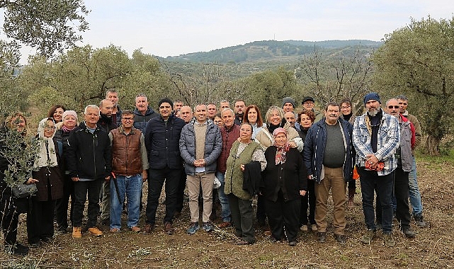 Yaşam köyü toprak okulu'ndaki zeytin budama eğitimine çiftçilerden büyük ilgi