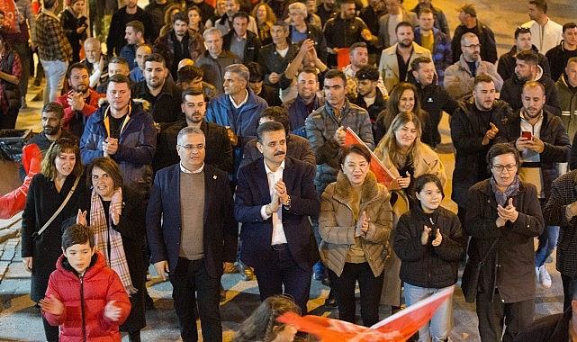 Başkan Kırgöz'ün ev ziyareti mitinge dönüştü
