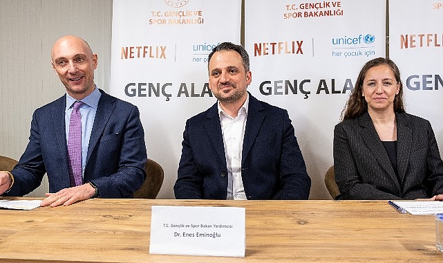 Depremin 1. yılında Gençlik ve Spor Bakanlığı, UNICEF ve Netflix tarafından Genç Alan'a ortak ziyaret
