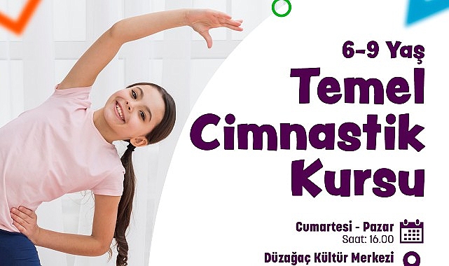 Gölcük Belediyesi tarafından tadilatı tamamlanarak yenilenen Düzağaç Kültür Merkezi'nde temel cimnastik kursu başlıyor