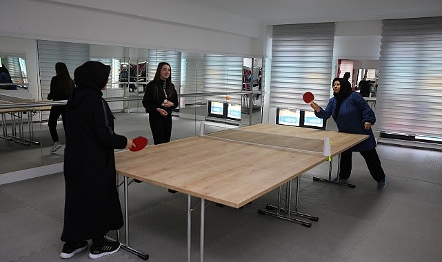 Günebakan Anne Şehir'de masa tenisi turnuvası