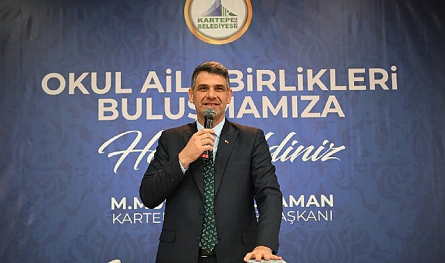Kartepe Belediye Başkanı Av.M.Mustafa Kocaman, Kartepe'de bulunan okulların okul aile birliği üyeleriyle bir araya geldi