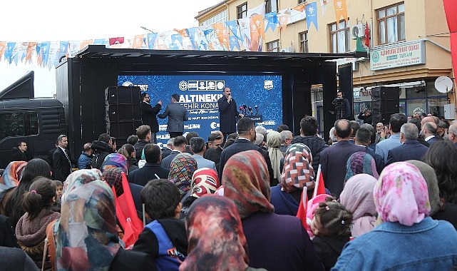 Altınekin Şehir Konağı'nın Temeli Bakan Koca'nın Katılımıyla Atıldı