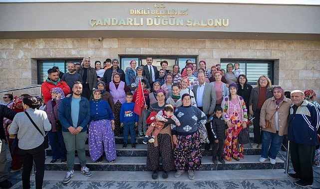 Başkan Kırgöz, Çandarlı'da Düğün Salonu açılışı gerçekleştirdi