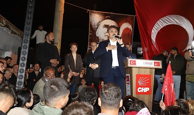 Başkan Kırgöz'e İsmetpaşa Mahallesi'nde coşkulu karşılama