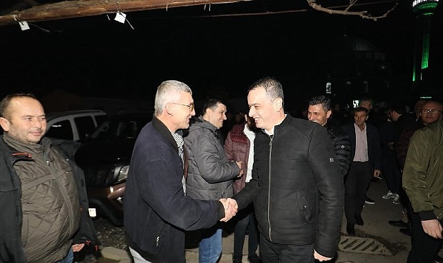 Çetinkaya'ya sevgi seli