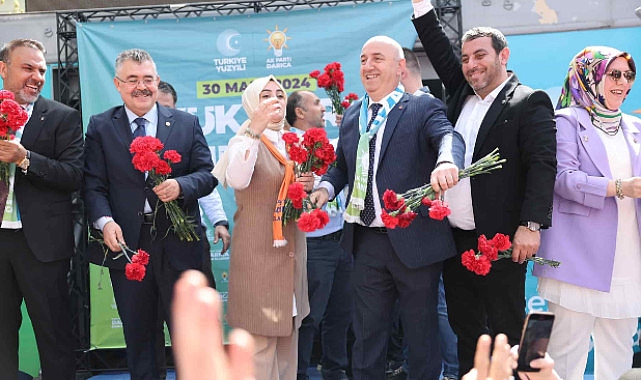 Darıca'da coşkulu miting!