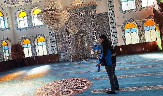 Kartepe'de, ilçe genelindeki camilerde Ramazan-ı Şerif Ayı öncesi bakım ve temizlik çalışmaları tamamlandı