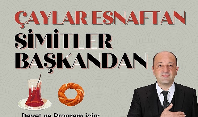 Başkan Yıldız; “Çaylar Esnaftan, Simitler Benden"