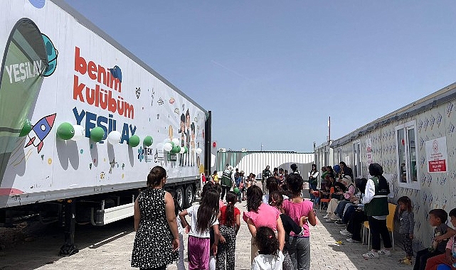 “Benim Kulübüm Yeşilay Tırı" 23 Nisan'da Malatya'daydı