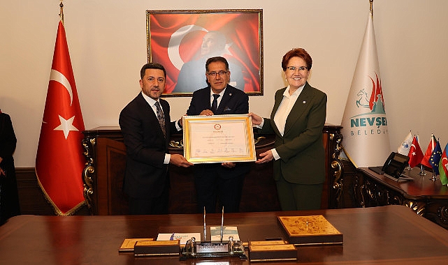 İYİ Parti Genel Başkanı Meral Akşener Nevşehir'de