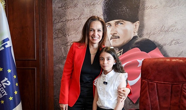 Karşıyaka'nın çocuk başkanı park ve barınak istedi!