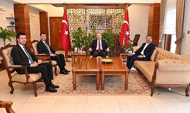 Nevşehir Belediye Başkanı Rasim Arı, Nevşehir Valisi Ali Fidan'ı ziyaret etti