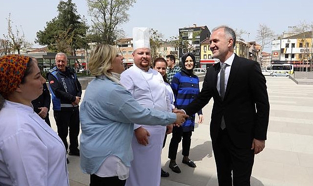 Personel Başkan Taban'ı Çiçeklerle Karşıladı