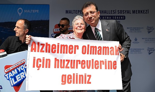 Ekrem İmamoğlu, 'Maltepe Çınar Mahallesi Sosyal Merkezi'nin temelini attı