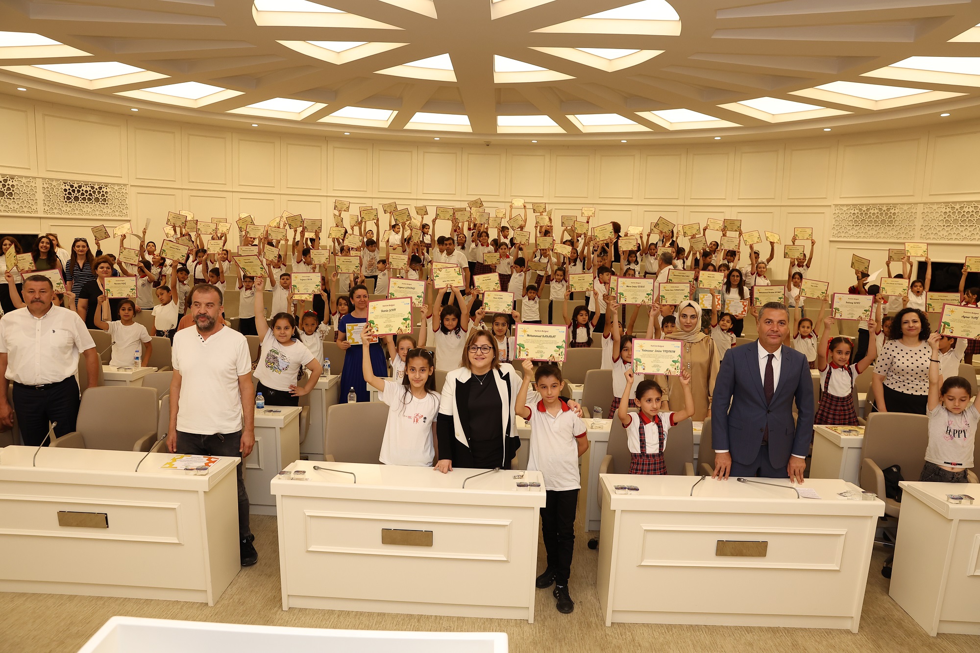 Gaziantep'te “Kentler Çocuklarındır Eğitim Programı” sertifika töreni düzenlendi