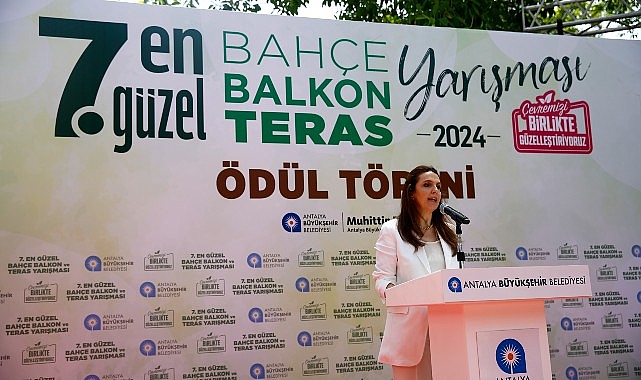 'En Güzel Bahçe, Balkon ve Teras Yarışması' ödülleri sahiplerini buldu