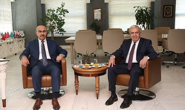 Vali Mahmut Demirtaş'tan Başkan Şadi Özdemir'e ziyaret