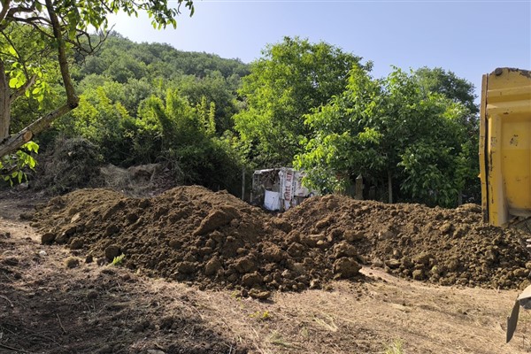 Osmangazi'de kaçak hafriyat dökenlere ceza