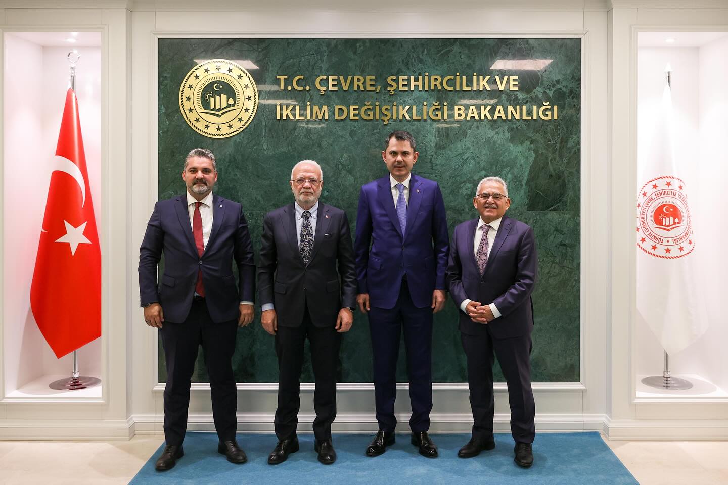 Başkan Büyükkılıç'tan Bakan Kurum ve Bakan Memişoğlu'na ziyaret