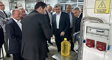 AK Parti Afyonkarahisar Milletvekilleri'nden Tarım Kredi Yağ Fabrikasın'a ziyaret