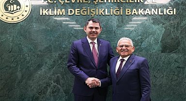 Başkan Büyükkılıç'tan Bakan Kurum'a ziyaret