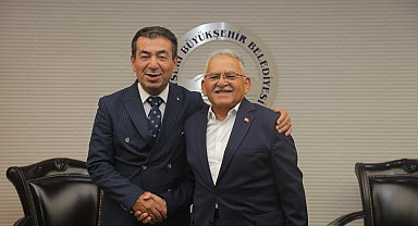 Başkan Büyükkılıç ve Bünyan Belediye Başkanı Metin bir araya geldi