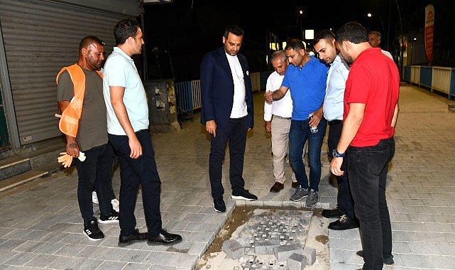 Başkan Yıldız'dan Gece Mesaisi
