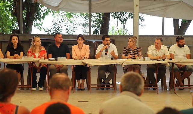 Büyükşehir ve Fethiye Belediyesi Faralya'da Vatandaşları Dinledi