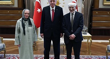 Cumhurbaşkanı Erdoğan, Faslı filozof Prof. Dr. Abdurrahman'ı ağırladı