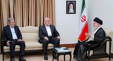 İran Dini Lideri Hamaney, Haniye ve Al-Nakhalah ile görüştü