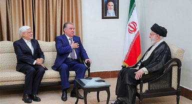 İran Dini Lideri Hamaney, Tacikistan Cumhurbaşkanı Rahman ile görüştü
