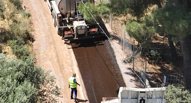 İzmir'de 3 ayda 40 kilometrelik köy yolu yenilendi