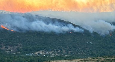 İzmir itfaiyesi yangınlara müdahale etmeyi sürdürüyor