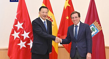 Madrid Belediye Başkanı Almeida, CMG Başkanı Shen ile görüştü