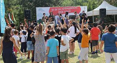 Nilüferli 300 çocuk ''Biz Bu Yaz Kütüphanedeyiz'' etkinliğinde buluştu