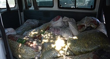 Şanlıurfa'da durdurulan araçta 1 ton 500 kilo çalıntı fıstık ele geçirildi