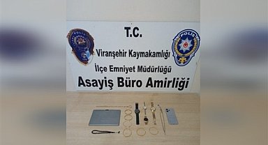 Şanlıurfa’da evden hırsızlık yapan şüpheliler yakalandı