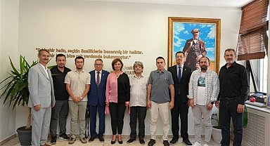 TSYD Eskişehir Şubesi’nden Başkan Ünlüce’ye ziyaret