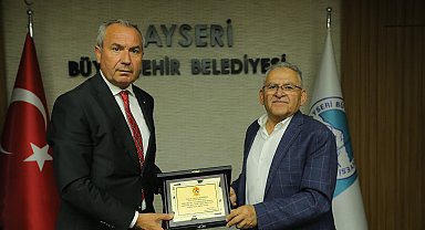TÜFAD Kayseri Şube Başkanı Yıldız'dan Başkan Büyükkılıç'a ziyaret