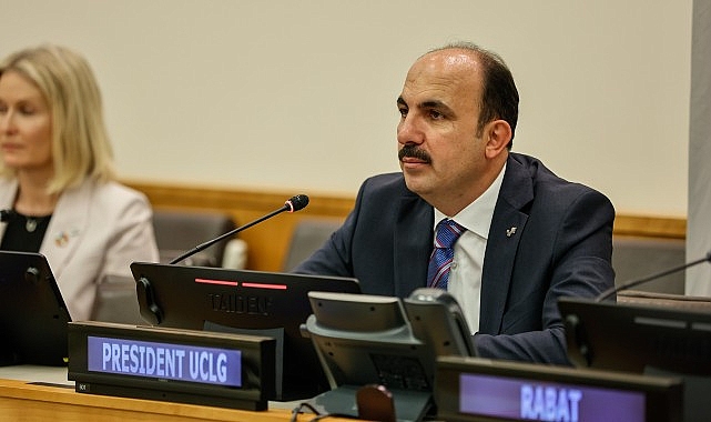 UCLG Başkanı Altay BM Genel Merkezi'nde Dünya Belediyelerine Seslendi: “Her Ortamda Filistinlilerin Sesi Olmaya Devam Edeceğiz"