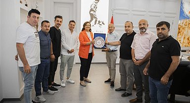 Afyonkarahisar Amatör Spor Kulüpler Birliği, Başkan Köksal'ı ziyaret etti