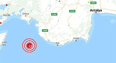 Akdeniz’de deprem
